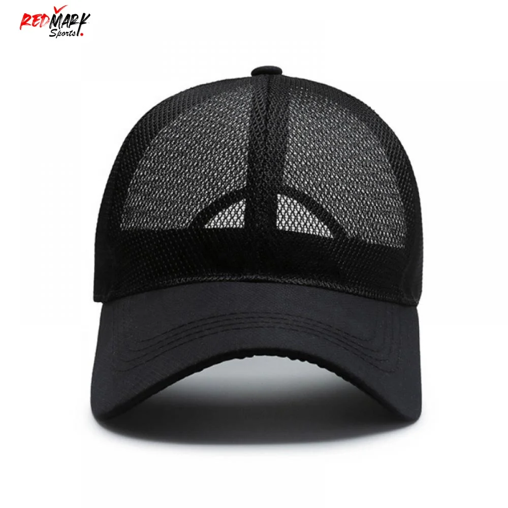 Top Design High Quality Cotton Adjustable Unstructured Men Summer Breathable Sport Baseball Cap With Mesh