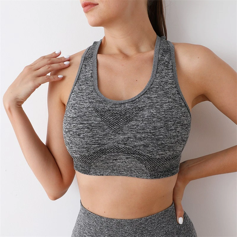 Custom Logo Solid Color Women Sports Bra Wholesale Super Quality fabric Plain Blank Sports Bra Sale up custom logo