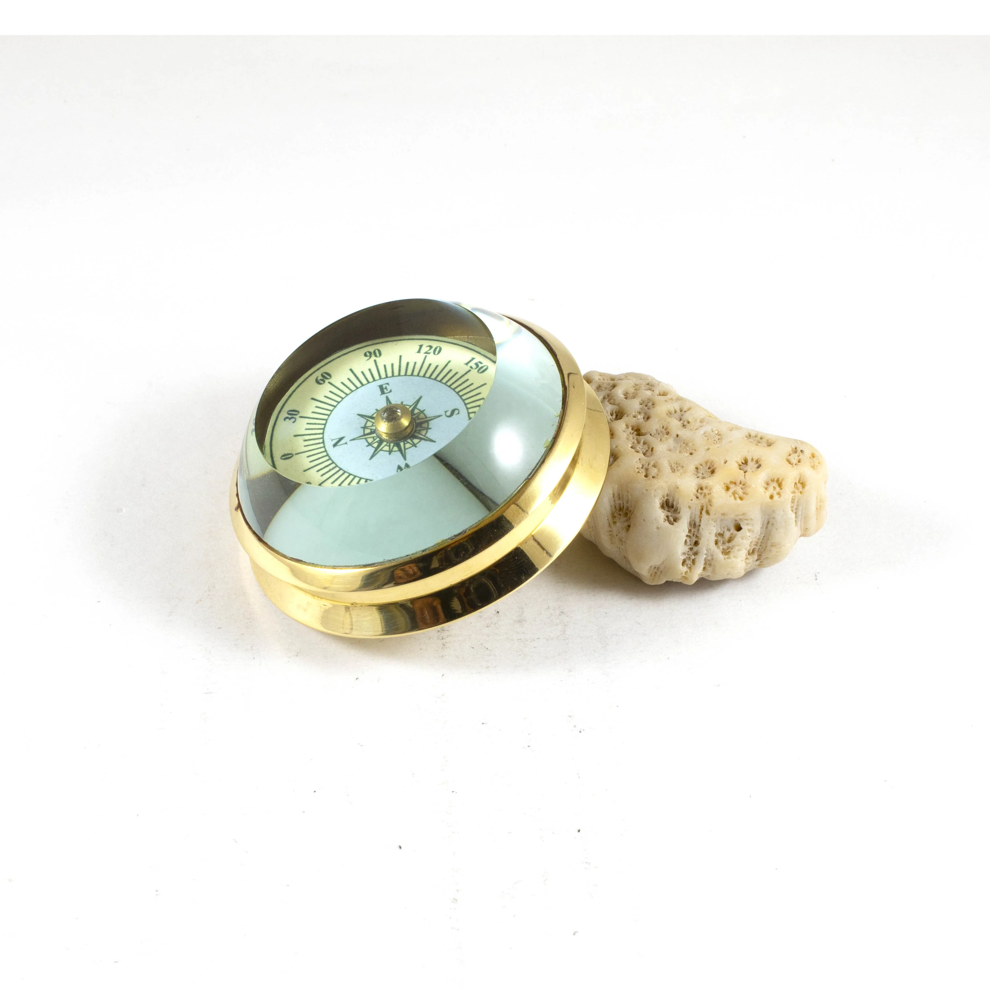 Brass Antique Vintage amping Survival Compass Metal Pocket Compass for Hiking Camping Hunting Outdoor Navigation Tool