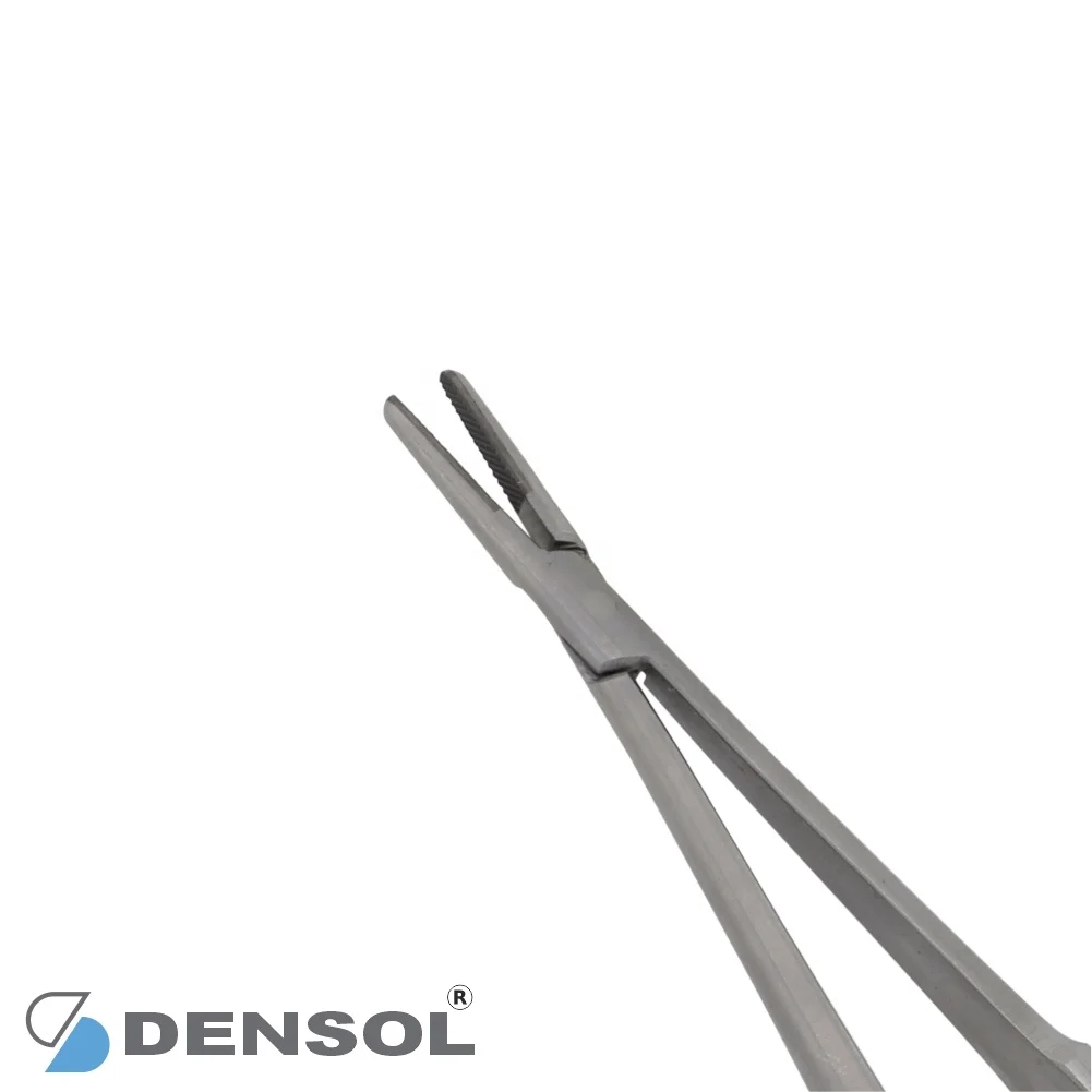 Dental Surgical Castroviejo Needle Holder 18cm Curved  Tungsten Carbide Denatal Instruments Surgucal Tools