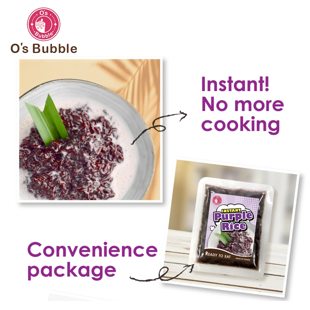 Готовый к употреблению пузырьковый материал не требует более быстрого приготовления черного Липкого Риса