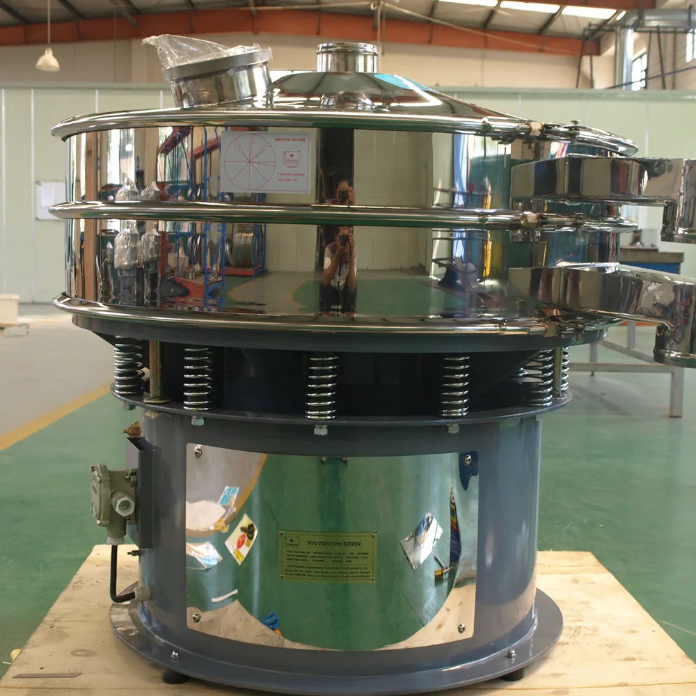 Full Weld 800mm Vibrating Sieve Machine Sesame Oat Barley Flour Sieving Machine