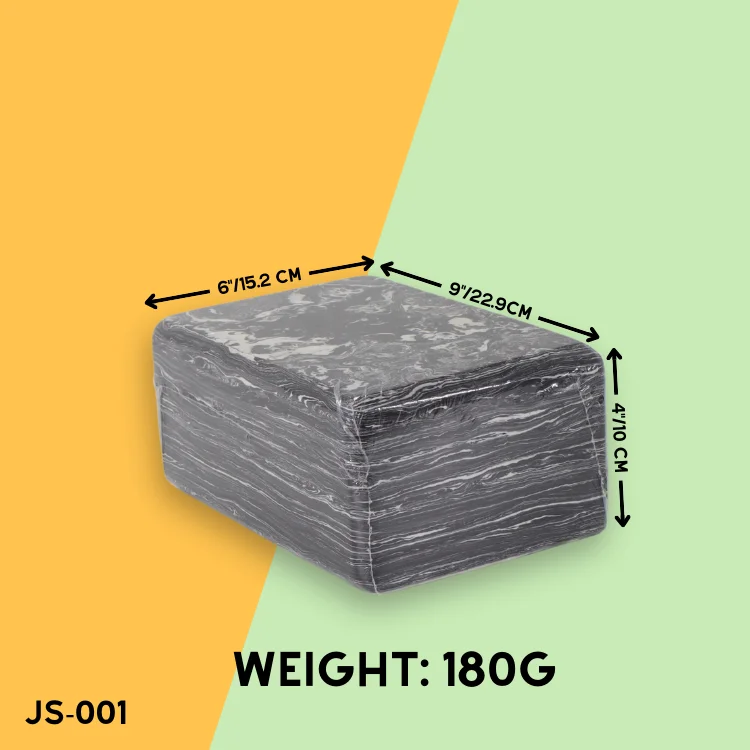 Customizable color pink pattern camouflage eco packaging yoga block