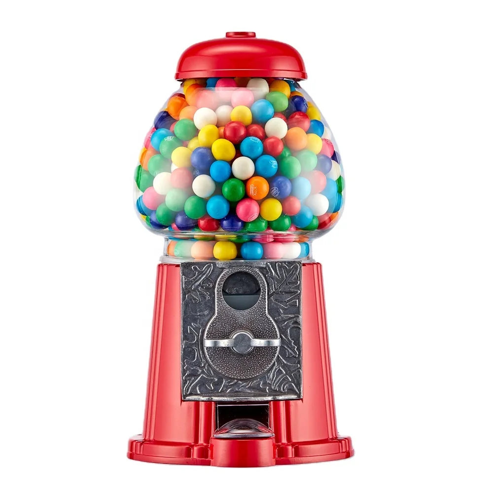 Kwang Hsieh 11 Inch Bubble Gum Vending Retro Coin Operation Candy Dispenser