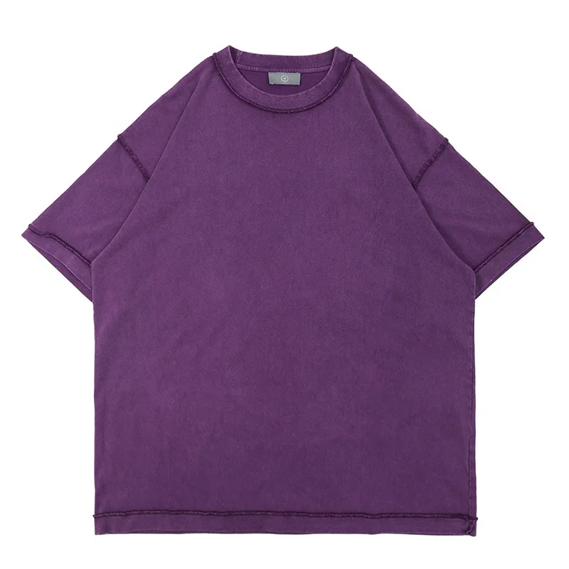 New  style Mens Clothes Custom Oversized Loose Drop Shoulder Designer Vintage Washed T shirt