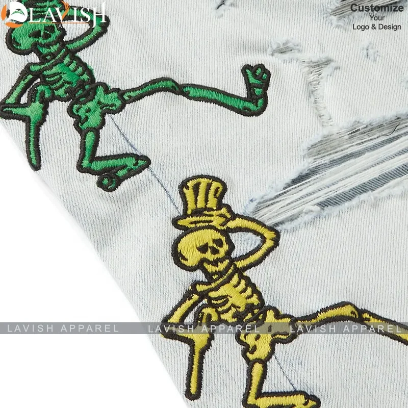 Cheap Hot Fashion Mid Waisted Stretch Men Denim jeans Trousers Pant Slim Fit Custom Made By Lavish Apparel