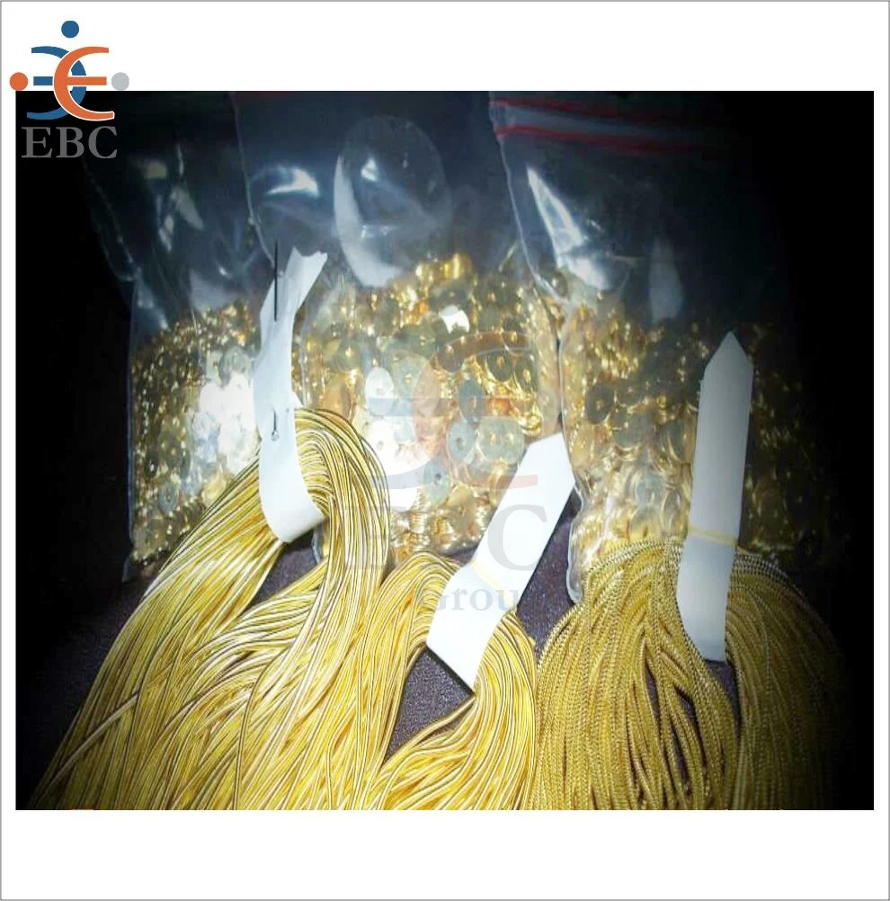 Wholesale Bullion French Wire beaded zardozi jaceron for handmade badges jewelry and embroidery Bullion Threads in custom colors