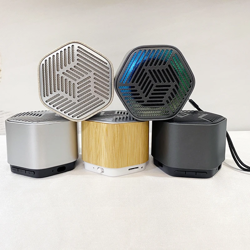 2024 Hot Selling Large Capacity Bamboo Bookself hifi BT Audio Player Speaker Portable Wood Speaker Wireless Music Box