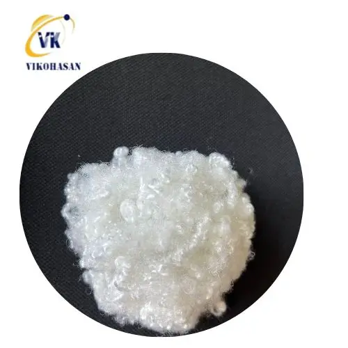 100%  Regenerated Polyester Staple fiber 3D 7D 15D HCS Hollow conjugated  Siliconized  high quality good for stuffing material