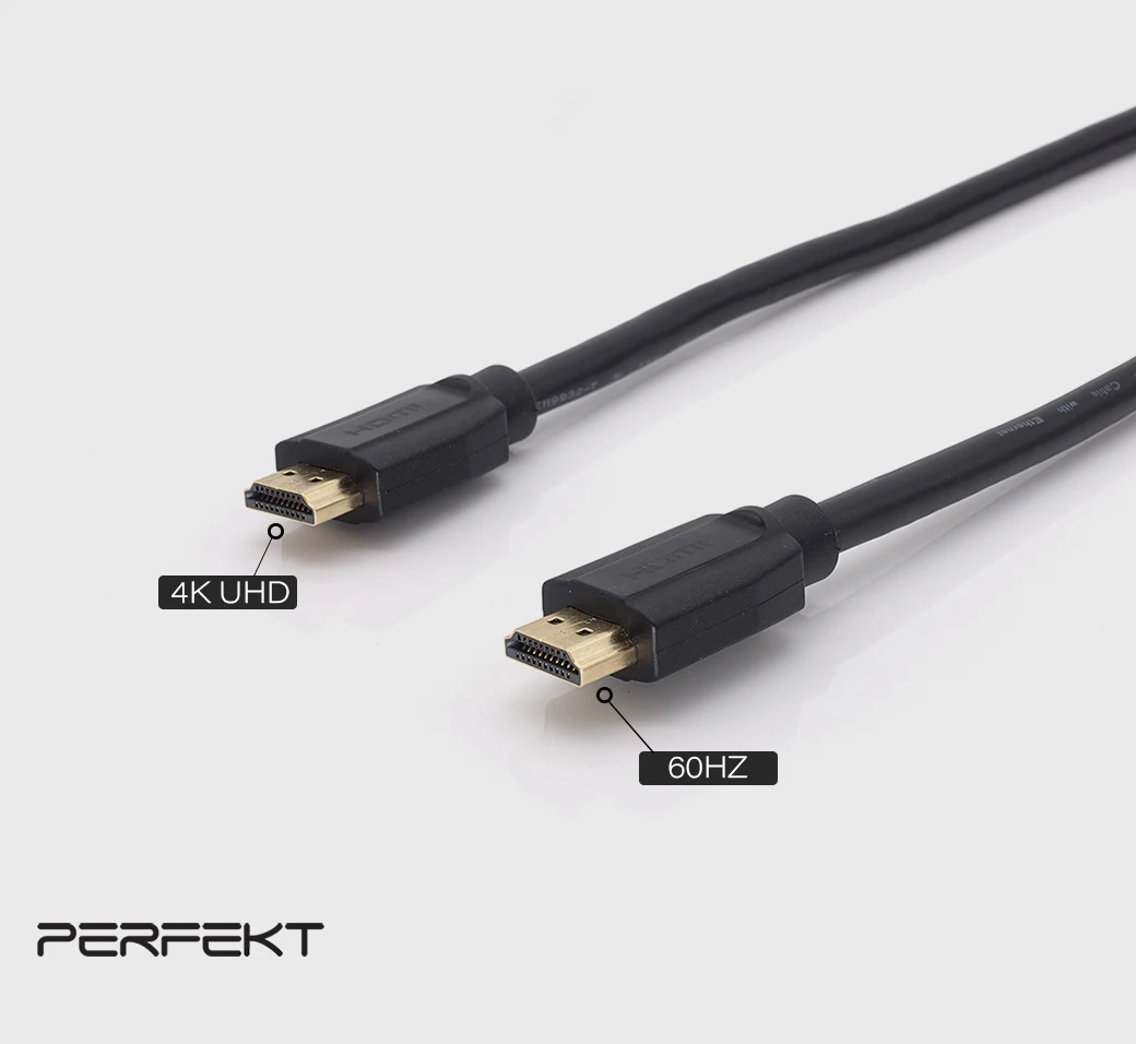 
Gold Plated HDMI to HDMI 2.0 2.1 Cable for HDTV 