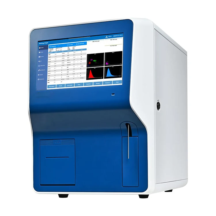 Medicla Blood Test Machine BHA-5000 Poct Hematology Analyser 5 Part Hematology Analyzer