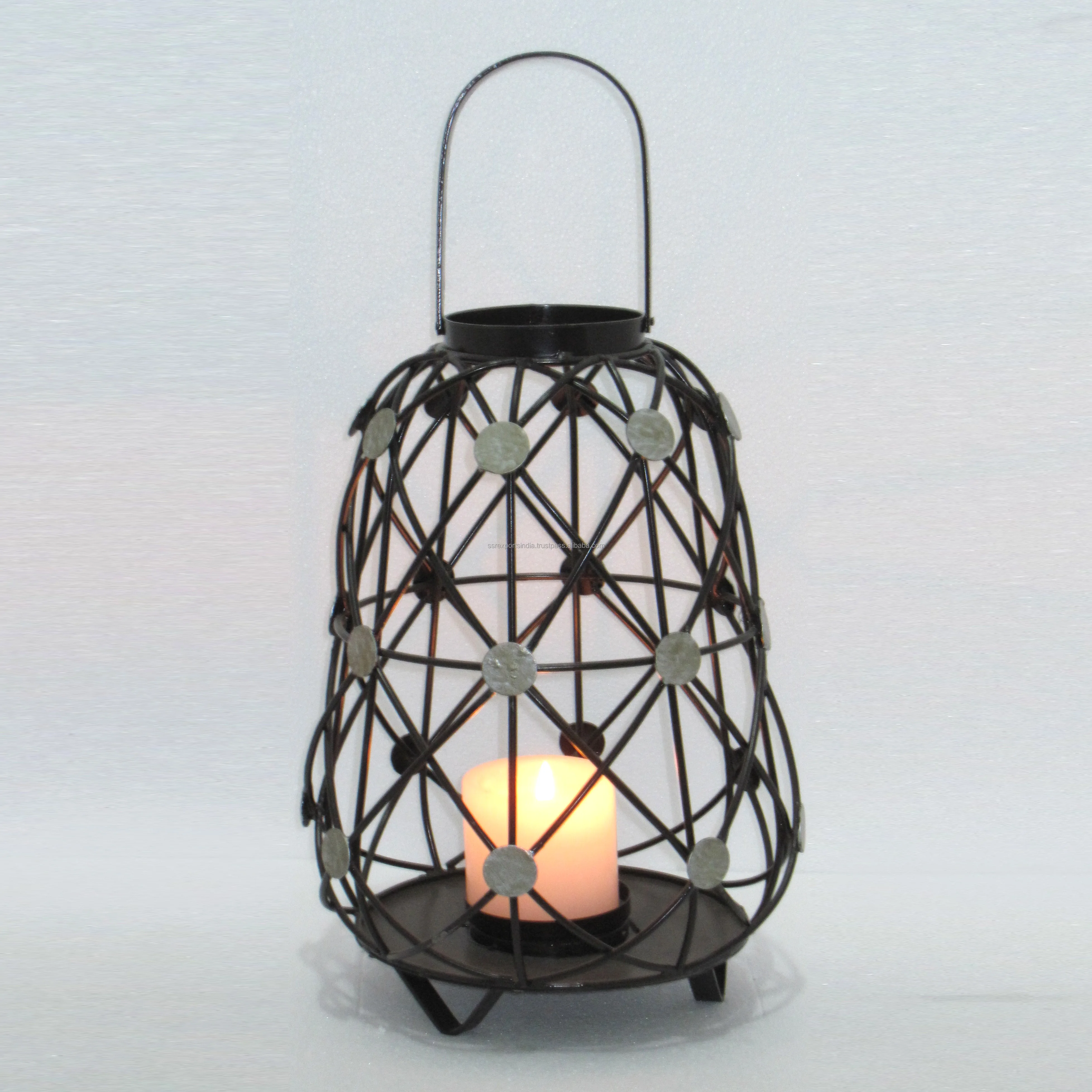 Lantern Lights for Garden Decorative No reviews yet  Iron Candle Holder for Table Top Decoration from Indian Manufacturer