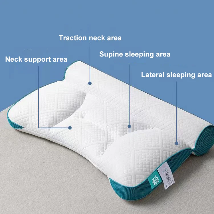 Hot selling foam memory pillow ergonomic orthopedic memory