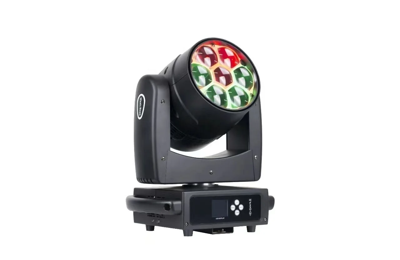 7x40W RGBW Zoom Wash LED Moving Head Light