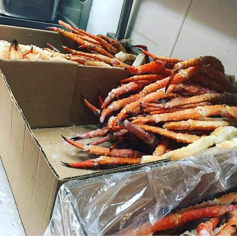 Live Canadian Red King Crabs
