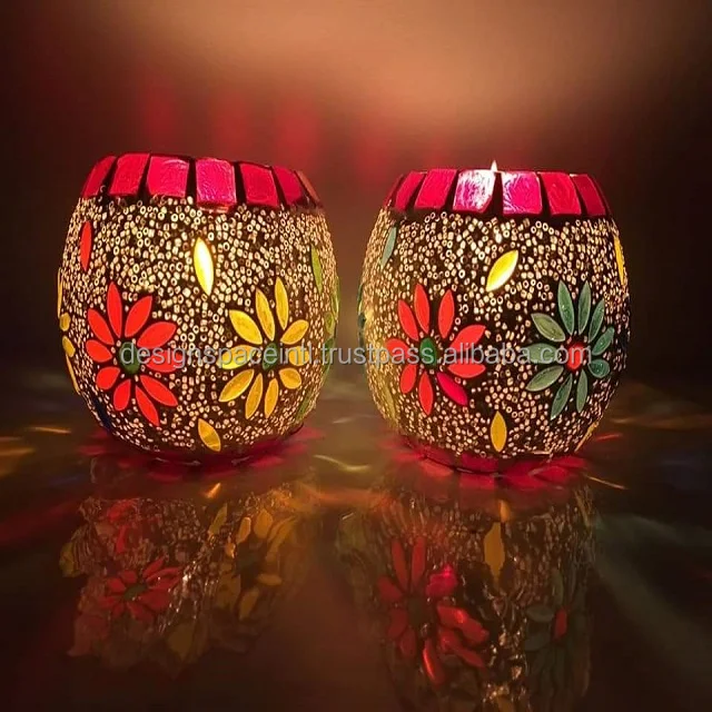 Выдающийся мозаичный чайный подсвечник для украшения по хорошей цене