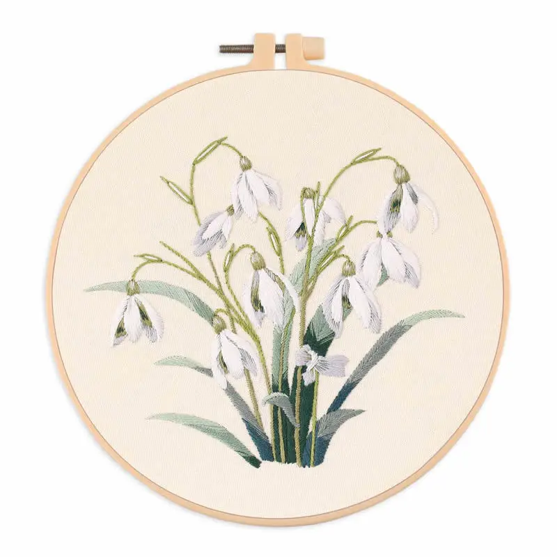 Good Price Handmade Home Use Gifts Fabric Needlework Sewing Craft Diy Embroidery Kits Handmade Embroidery Set For Beginners