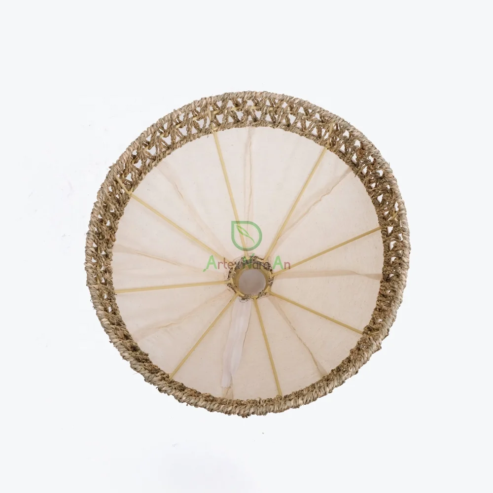 Eco friendly scandinavians straw pendant light/seagrass lamp/lamp shade fabric