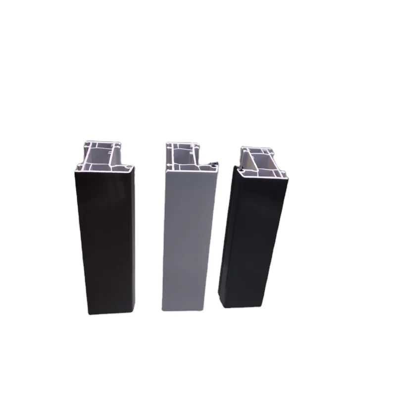 Uv-protect Frame Round Soundproof Door Half Double Glazed Upvc Window Profile Anti-aging Rigid Anti-uv White Color Pvc Upvc