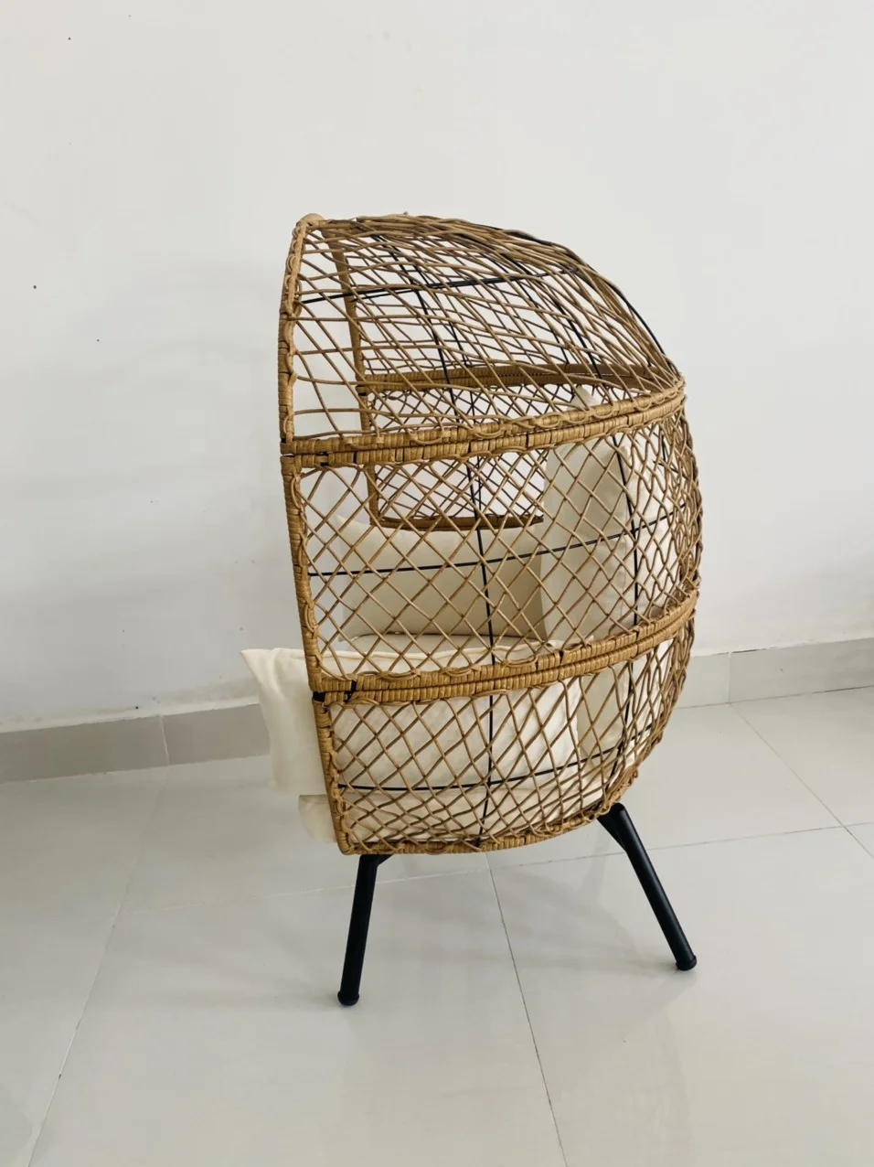 Vietnam Special Hot Selling Color-fast Waterproof Wicker Hanging Swing Chair For Outdoor