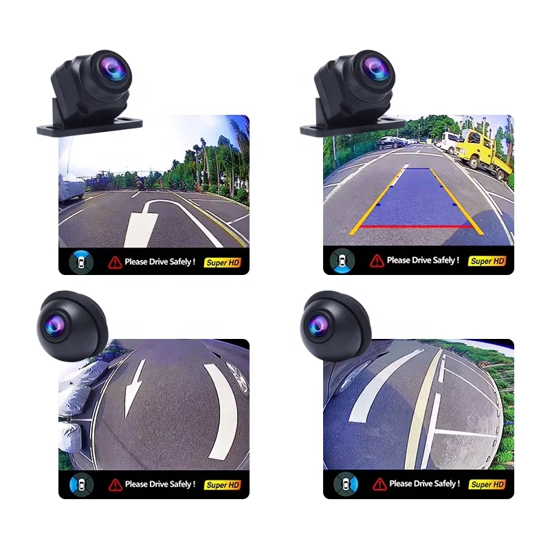 Tovision 360 Degree Panoramic View Car Camera Bird View System 4 Cam With Reversing Scale Automatic calibration