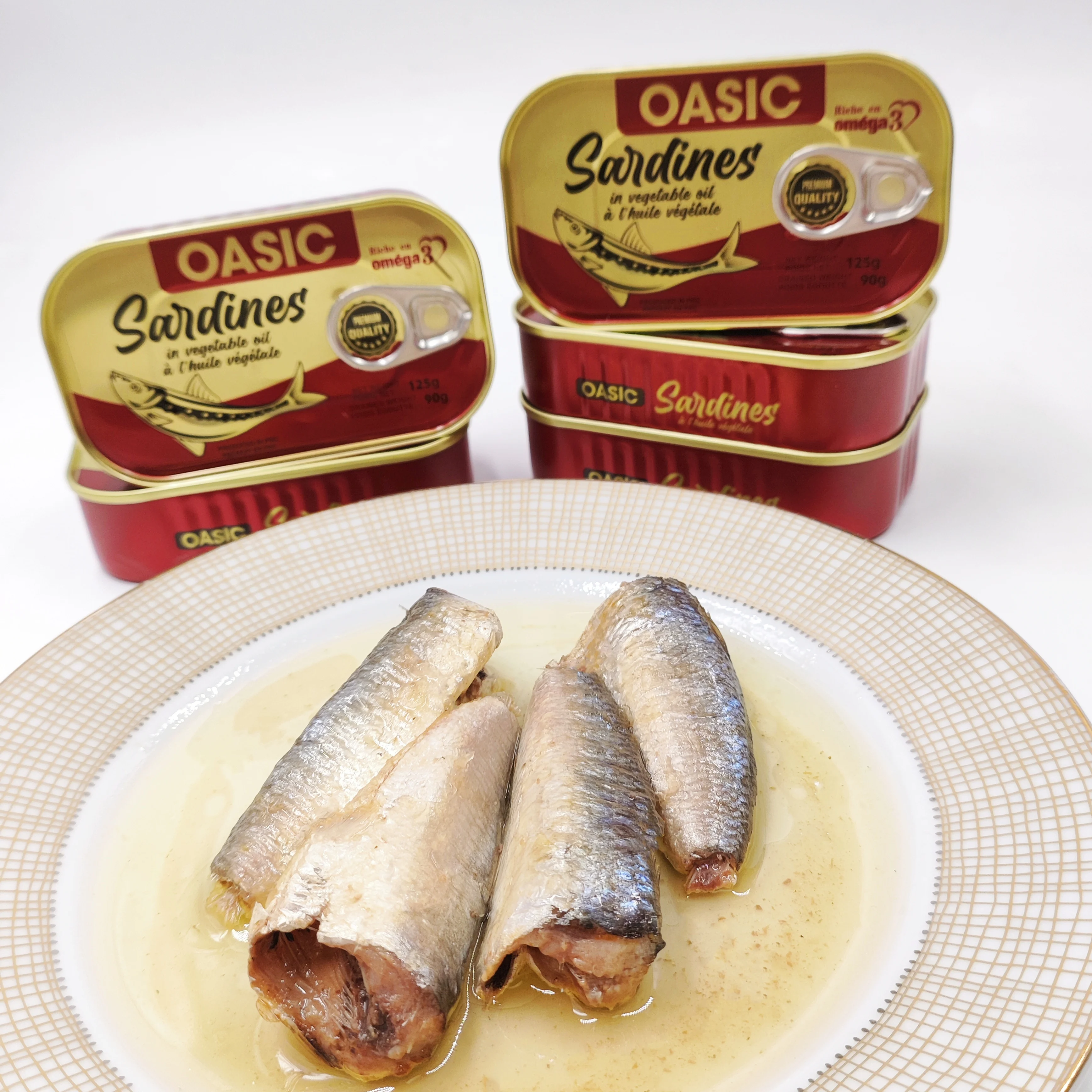 Canned Sardine High Quality Fresh Raw Material in Oil Good Wholesale Price Canned Seafood