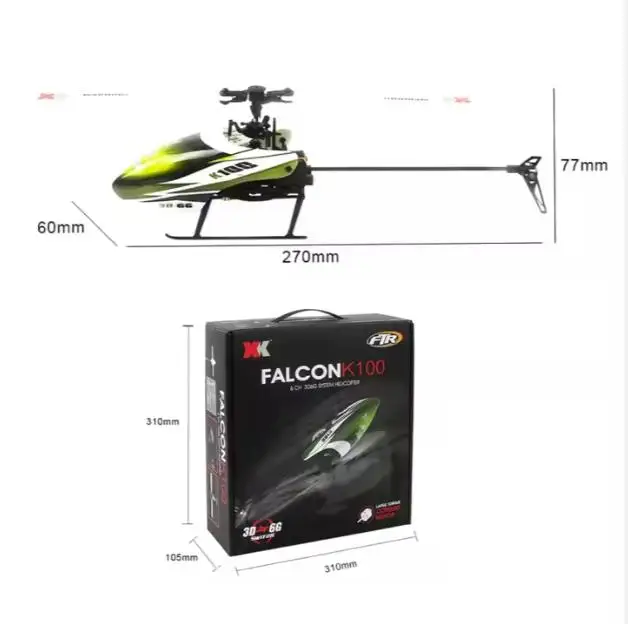 Wltoys XK K100 2.4G 6CH 3D 6G Mode Brushless Motor Remote Control RC Helicopter Quadcopter For Kids Gift Toys