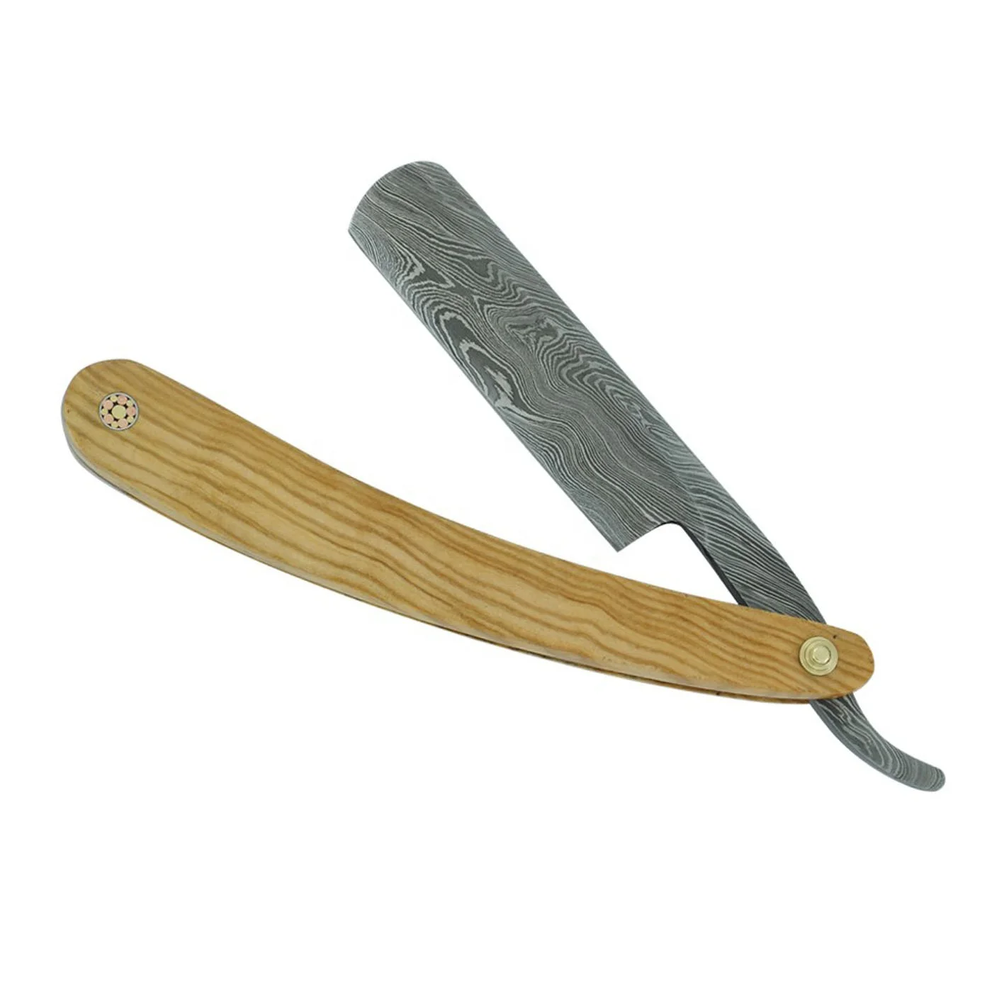 High Quality Wooden Handle Straight Razor Replaceable Blade Shaving Razor For Face Shaving BY SIGAL MEDCO