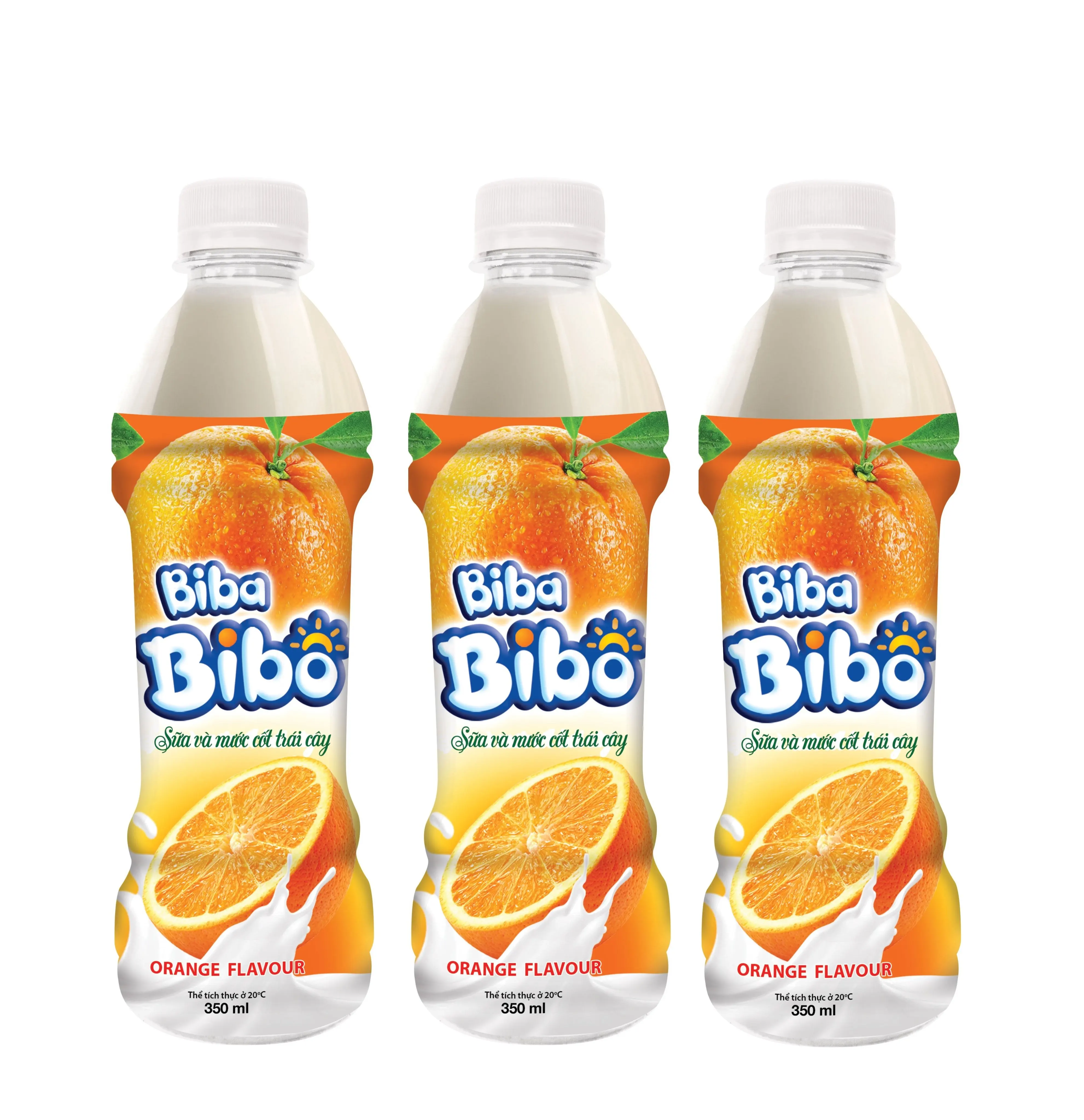 
Bibabibo Fruit Flavour Milk - Orange Milk with Dairy Free 350ml 
