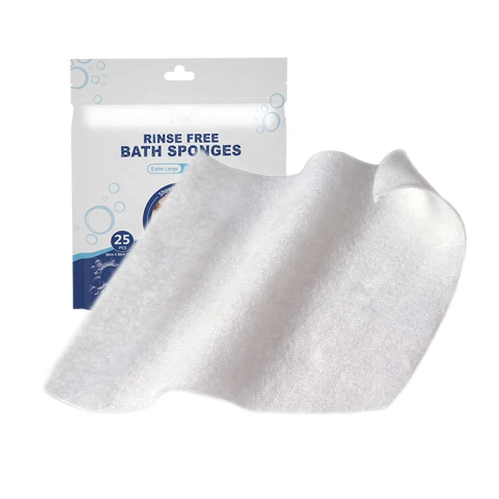 OEM Large Size Bathing Wipes Rinse Free PH Balanced And Alcohol Free Body Cleansing Wipes For Adults Women Men And Elderly