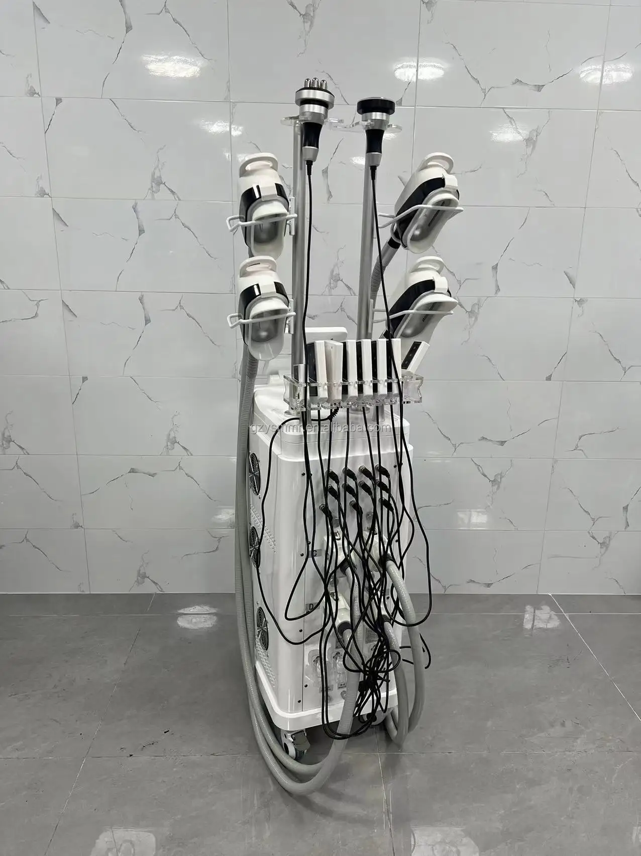 Recent Four Handle 360 Freezer Slimming Instrument Standing Portable Soprano Ice 4 Wave Machine 1 Set Muscle Stimulator Machine