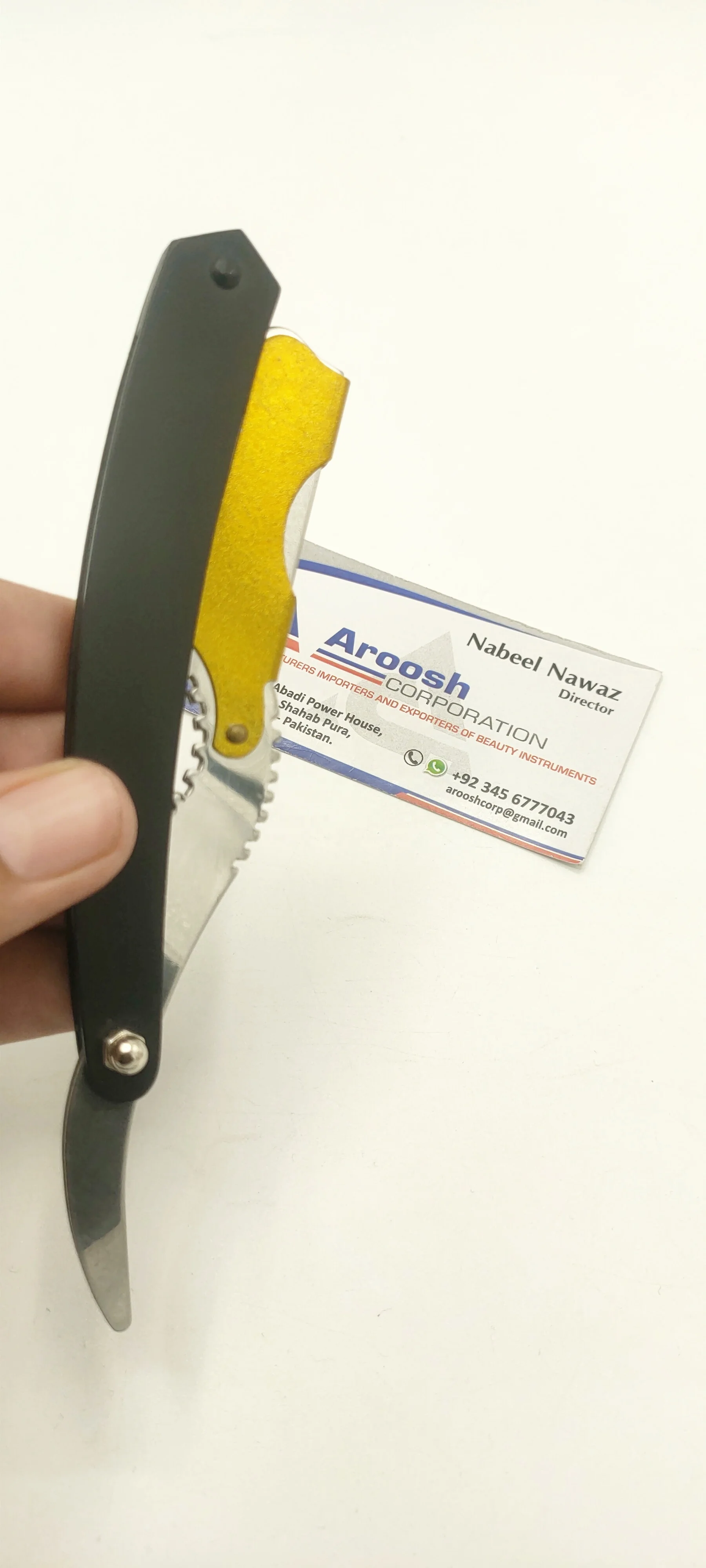 Wholesale Stainless Steel Black Manual Shaving Razor Single Blade Custom Logo Barber Razor Face Body Underarm Hair Bikini Use Sustainable