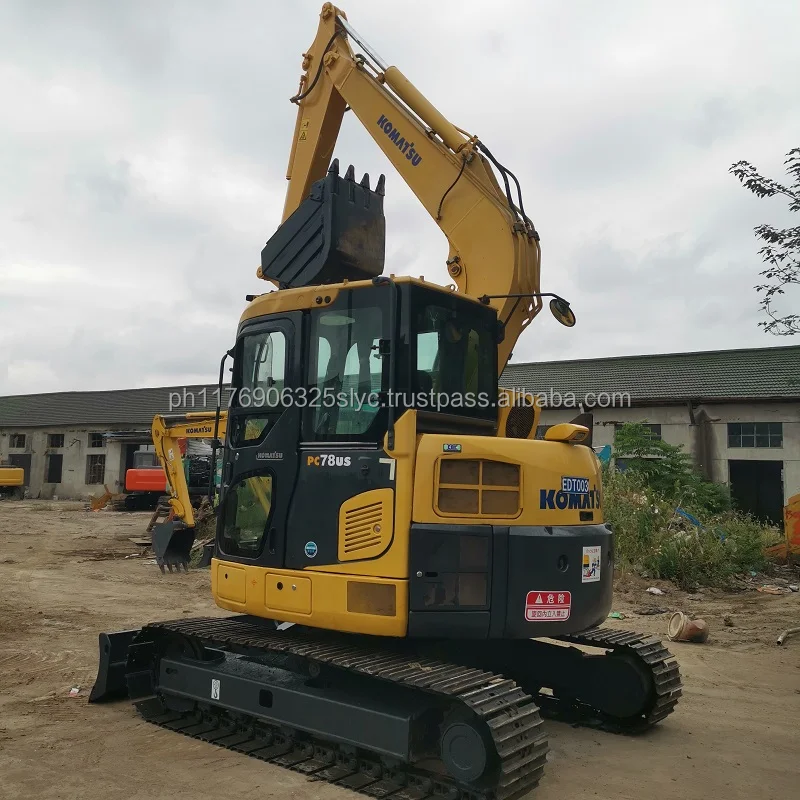 Used Japanese Excavator Komatsu PC78us Kumatsu PC78 crawler large digger cheap in shanghai