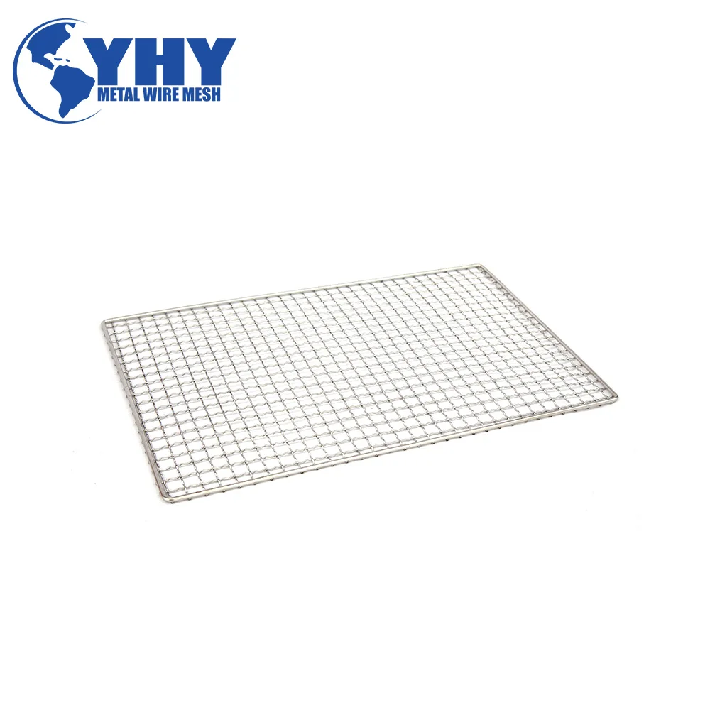 High temperature resistant non-stick metal grill grid suitable for outdoor grilling
