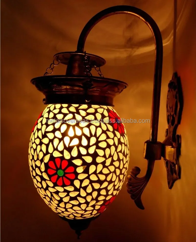 Best Price Ceiling Lamp Stained Glass Flower Lamp Eternal Flower Lamp Home and Hotel Lights Bathroom Art Deco Bedroom Wall Light
