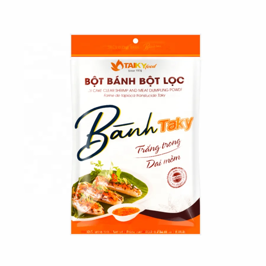 High Quality Tai Ky Tai Ky Cake Clear Shrimp and Meat Dumpling Powder 400g Wholesale Price Cake Flour Made in Vietnam