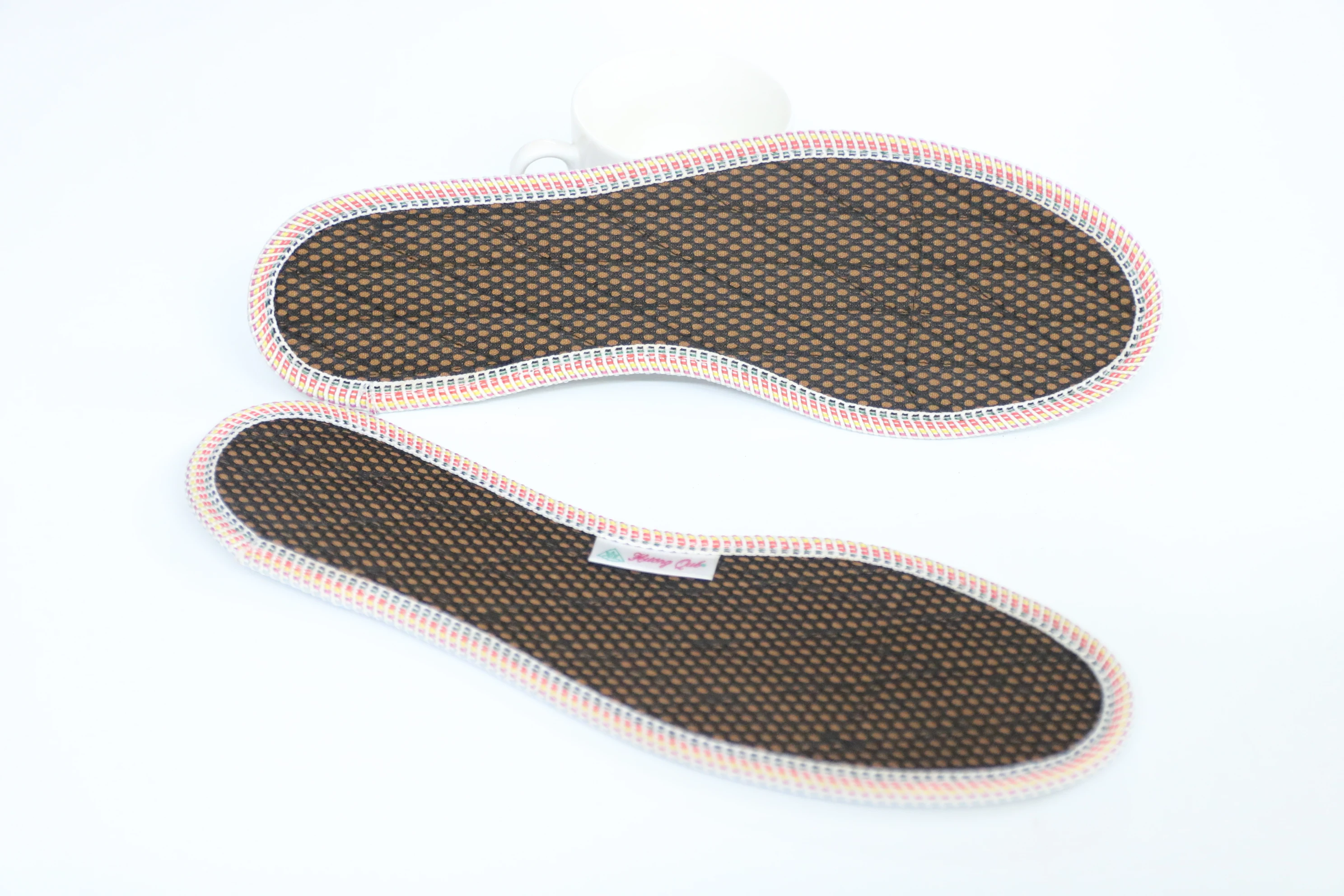 Comfortable Warm Cinnamon Sports Insoles for Odor Control and Sweat Absorption Height Increasing Insoles for Shoes