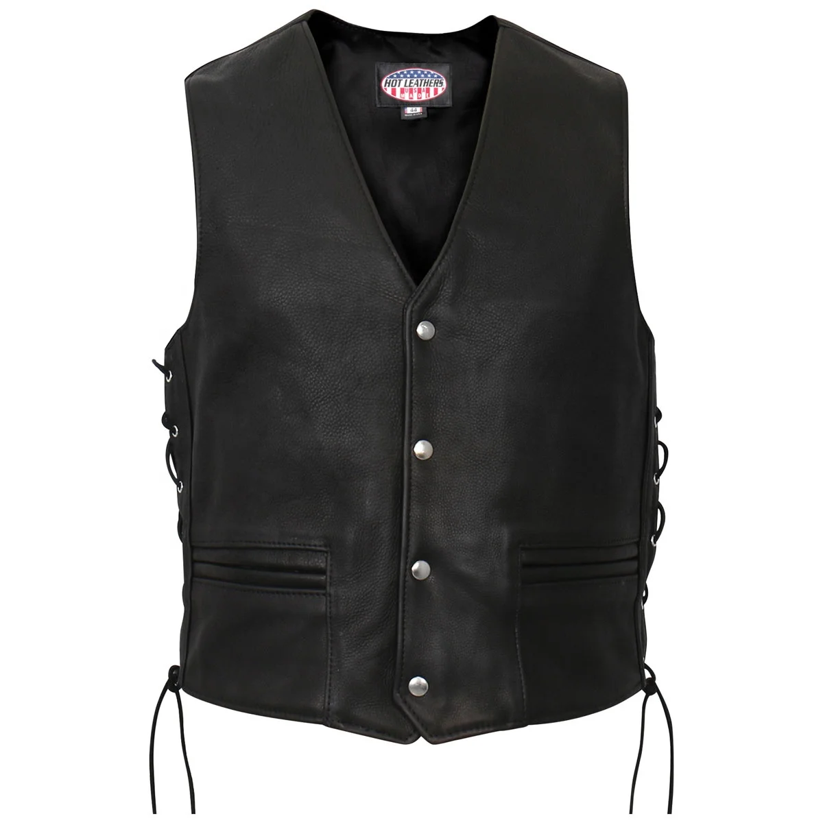 New Arrival 100% High Quality Men Leather Vest Custom Design Bike Leather Vest For Men