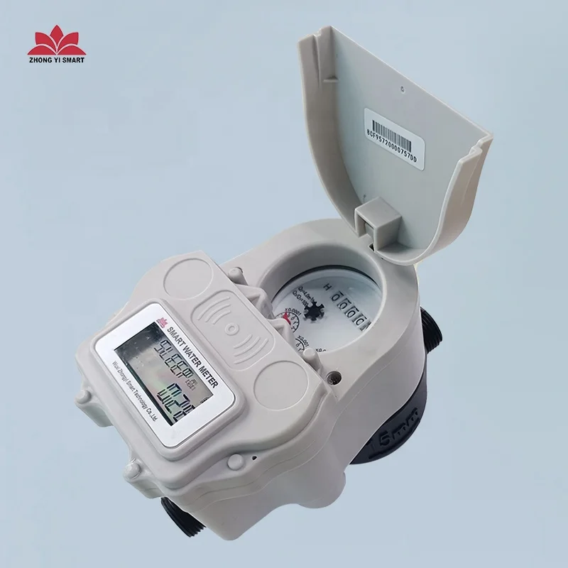Nylon multi-flow valve-controlled flow water meter