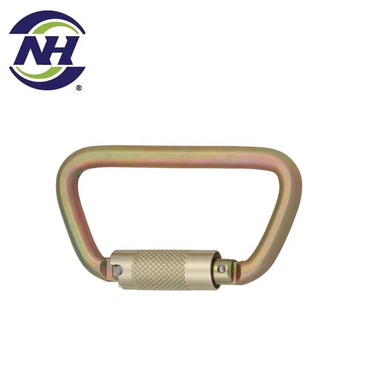 High Tensile Steel 35kn carabiner for climbing