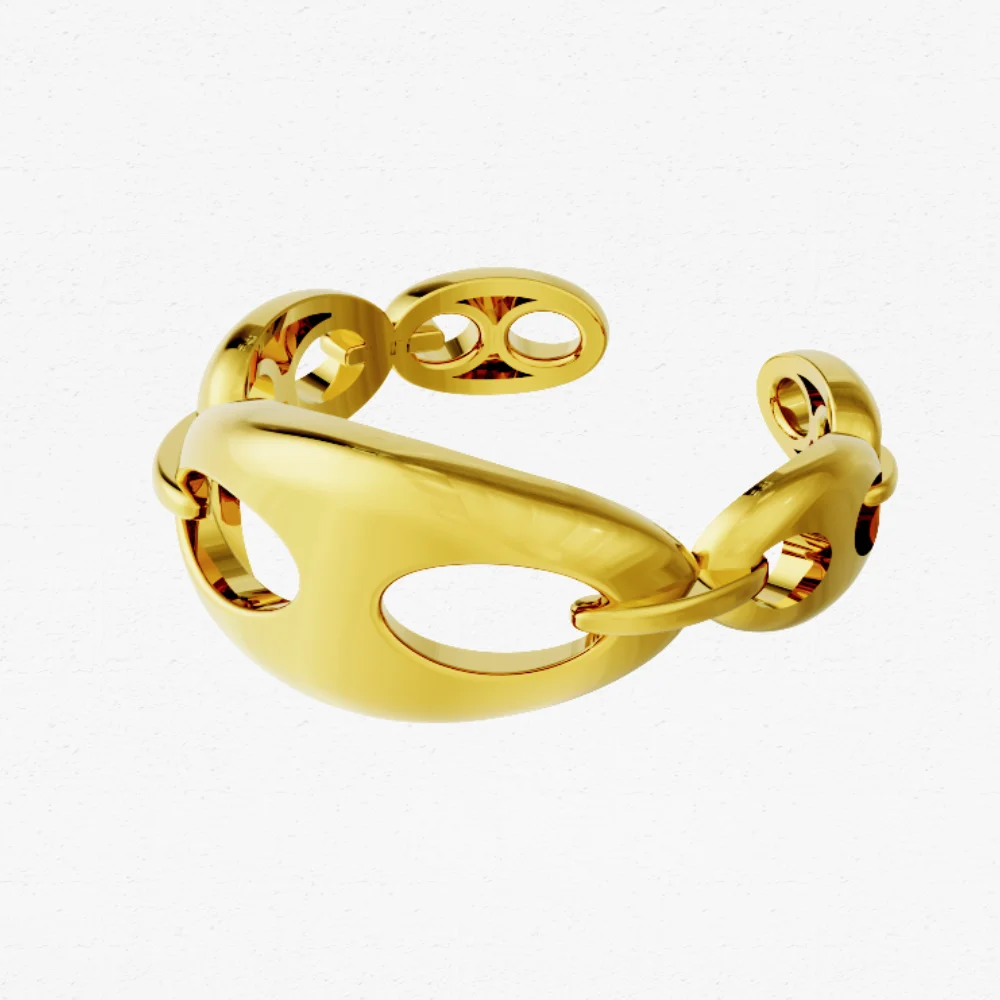 Hot Selling Fashion Accessories Light Luxury Custom Silver Gold-Plated Pig Nose With Factory Price