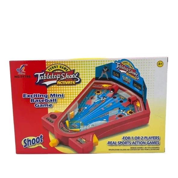 Plastic Catapult game Tabletop Exciting Mini Baseball Game for Children