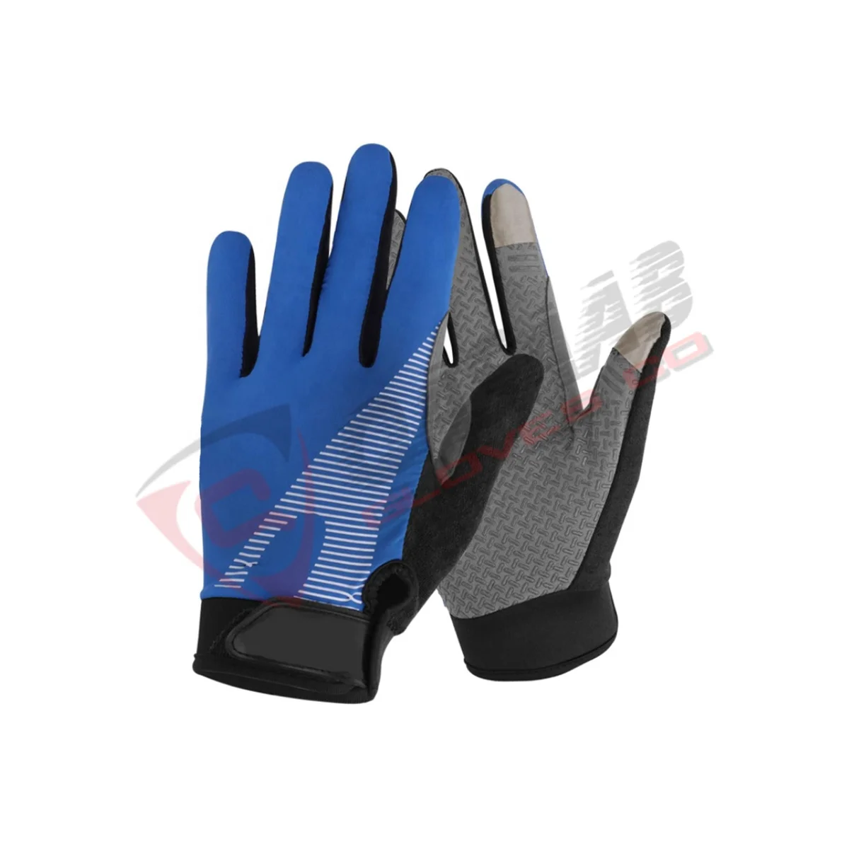 Summer Full-Finger Touchscreen Breathable Non-slip Motorcycle Riding Bicycle Lifting Fitness Workout Mountain-Bikers Gloves