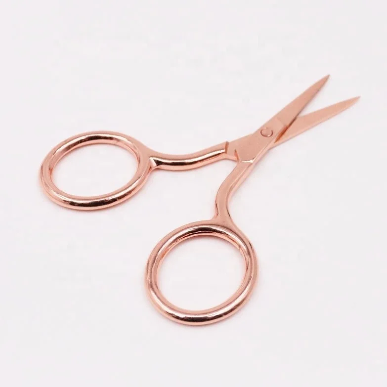 Multi Functional Premium Rose Gold Small Beauty Scissors Best Selling Nail And Cuticle Scissors For Menicure And Pedicure