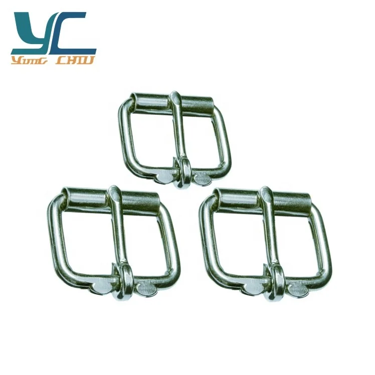 Stainless steel rectangle ring belt roller buckles