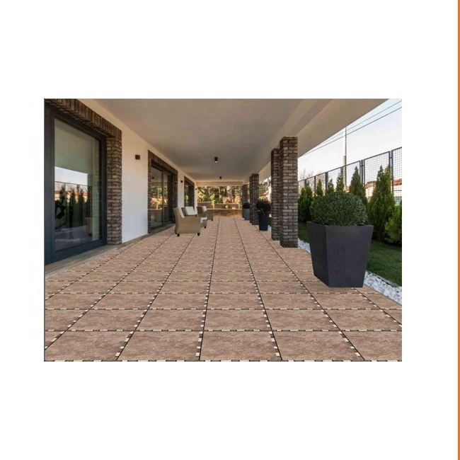 Heavy Duty Ceramic Tile Vitrified New Outdoor Car Parking Rubber Garage Porcelain Heavy Traffic Granite Floor Tiles Design