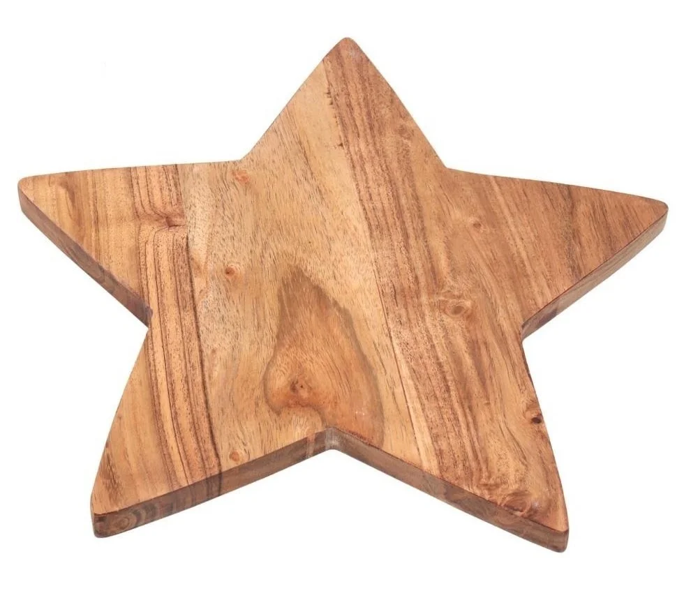 High Quality Wholesale Custom Grain Wood Multi functional Chopping Board Acacia Wood Food Cutting Serving Pizza Board Customized