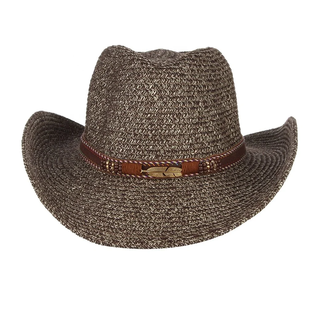 2022 New Style Premium Leather western Vintage Fashion Cowboy Hat Genuine Leather Cowboy Hats For Mens