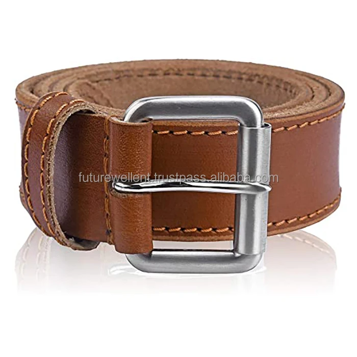 OEM  Genuine Hair-on Cowhide Men Belt With Pin Buckle Factory  Fur Belts Private Label  Genuine leather belts from Pakistan