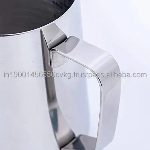 Espresso Machine Accessories Milk Frothing Pitcher  Milk Coffee Cappuccino Latte Art  silver ware Stainless Steel Jug